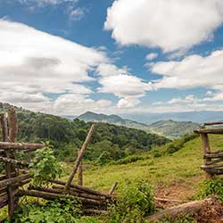 Landschaft in Nord-Laos